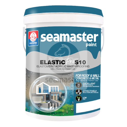 Seamaster Elasticpro (Elastomeric Arcylic Waterproofing 2 in 1 Primer and Finish Coat) S10 8610